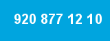 920 877 12 10 920 877 12 10